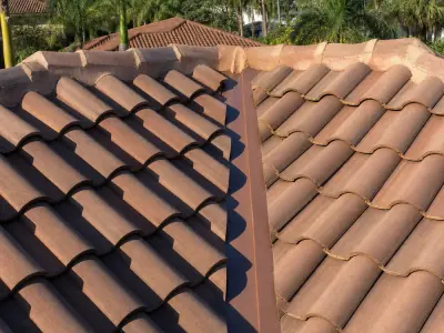 Completed roofing project
